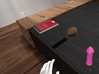 LETS PLAY PORNFLIX AND CHILL VR WITH SHAVED BRUNETTE