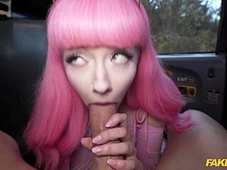 fake taxi driver creampies pink haired wonder fucker