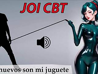 dominant joi cbt roleplay pushes extreme ball kicking in spanish femdom style