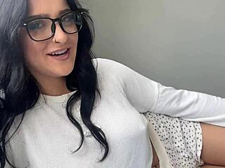 step sister's best friend craves pov creampie sex in glasses fantasy
