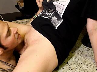 Quickie in the Kitchen Before the Party Turns into Pussy Licking and Tight Pussy Fucking with Orgasm!