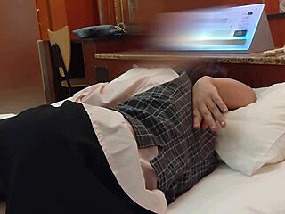 Horny Secretary In Fishnets And Miniskirt Begs For Cock Riding And Creampie With Passionate Moans