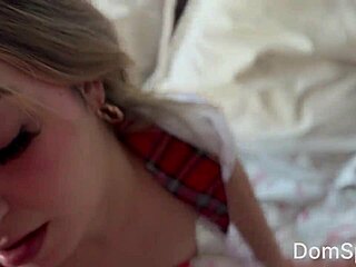 hey, why did you come home late from school? now i'm gonna slap that big ass and deepthroat you hard!